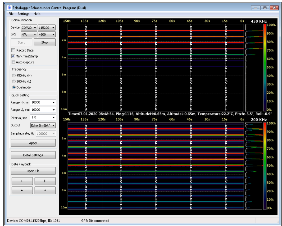 Echologger Echosounder ECT D24