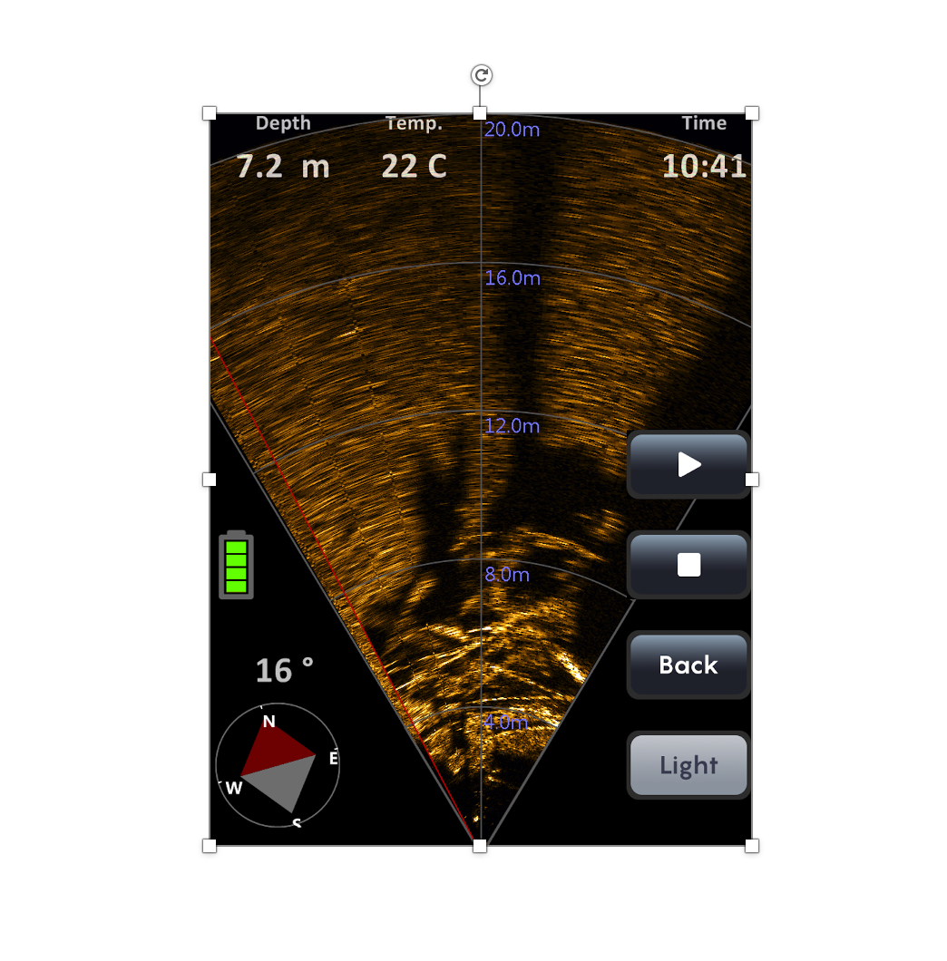 Echologger diver sonar DS900
