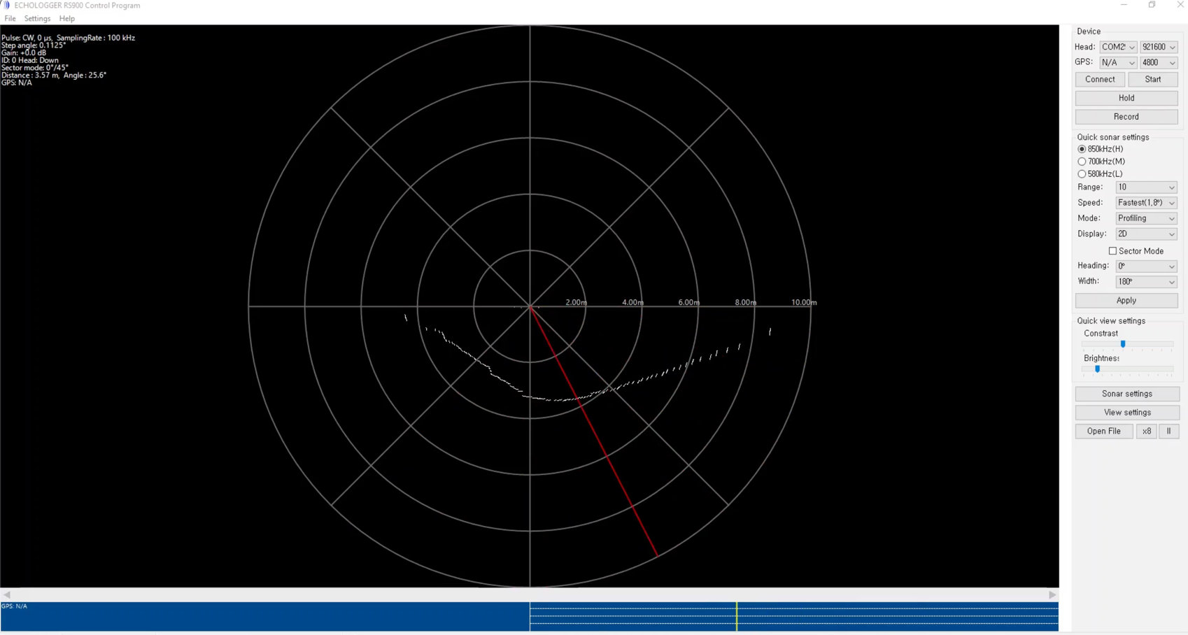 Profiling Sonar Echologger MRS900P