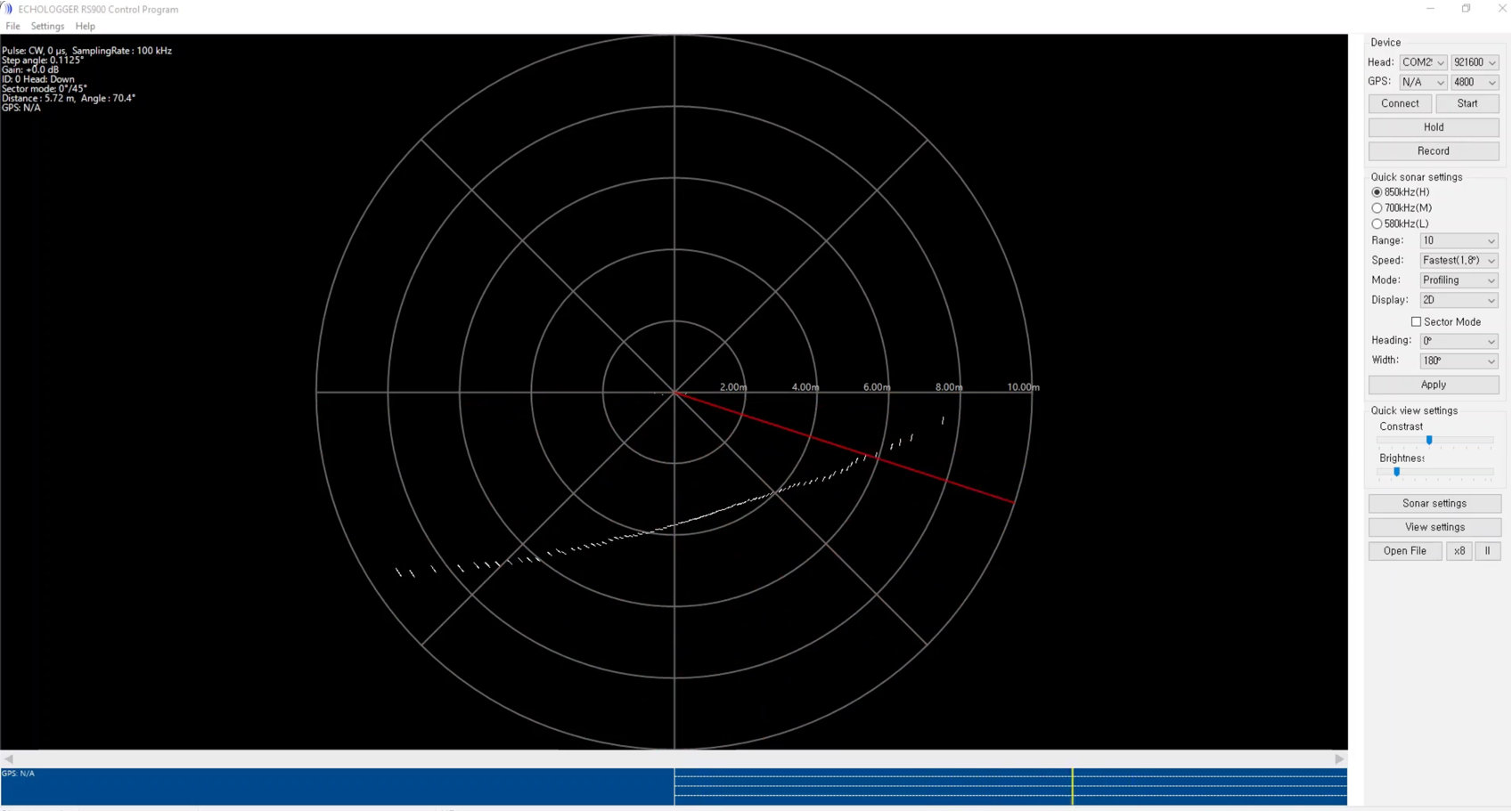 Profiling Sonar Echologger MRS900P