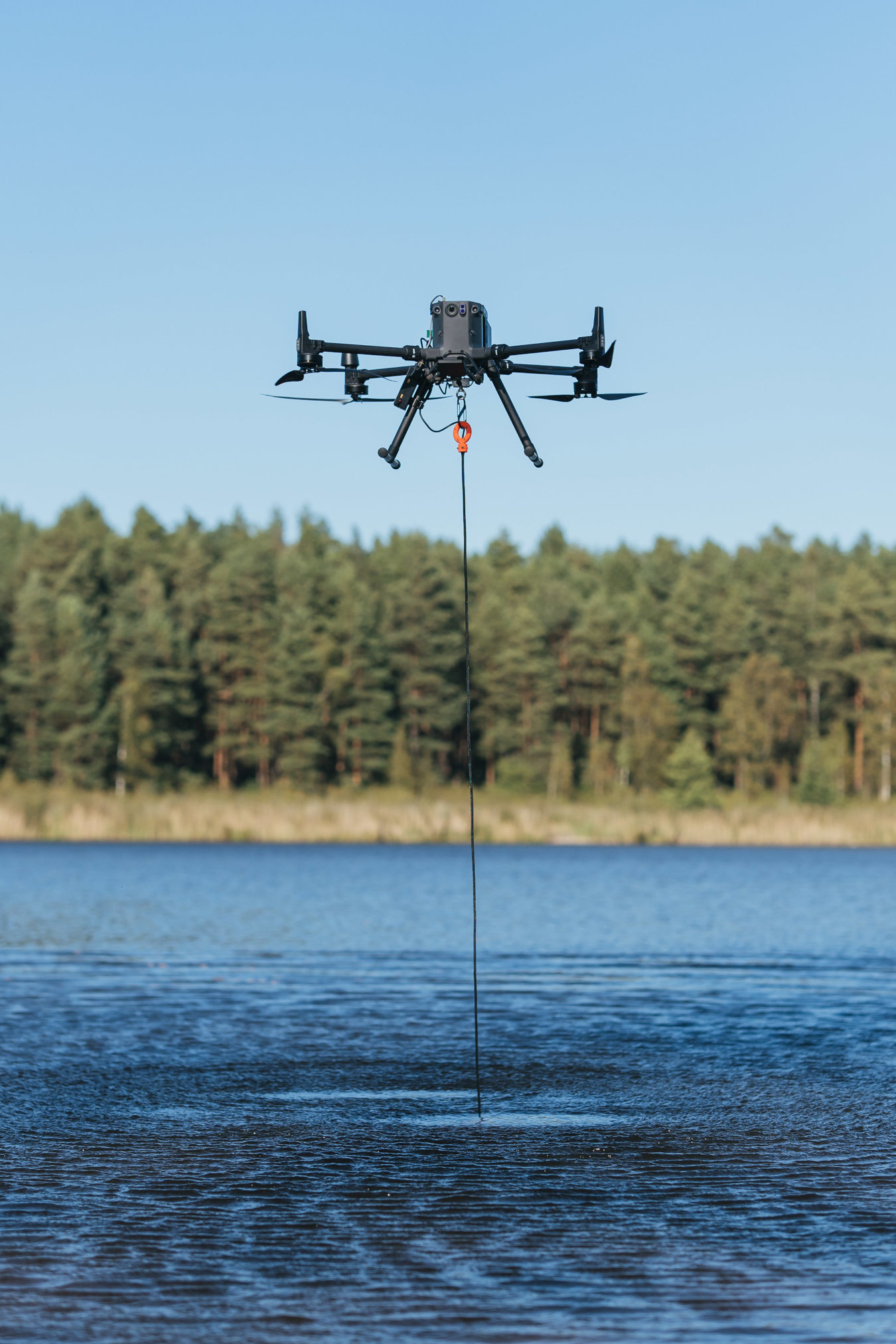 Echosounders on drone