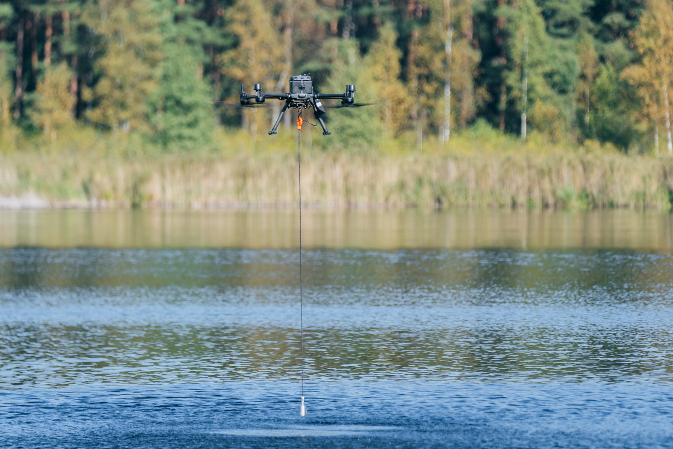 Echosounders on drone