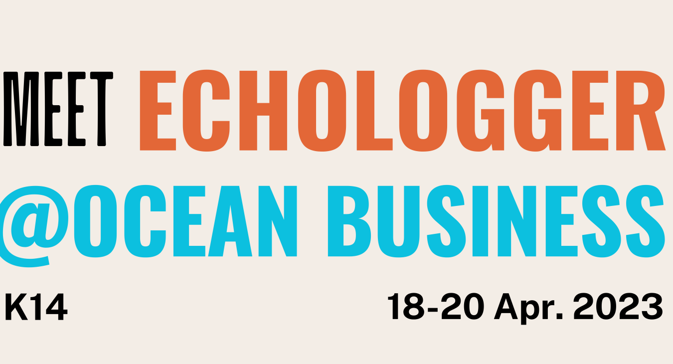 Meet Echologger at Ocean Business 2023 in Southampton UK