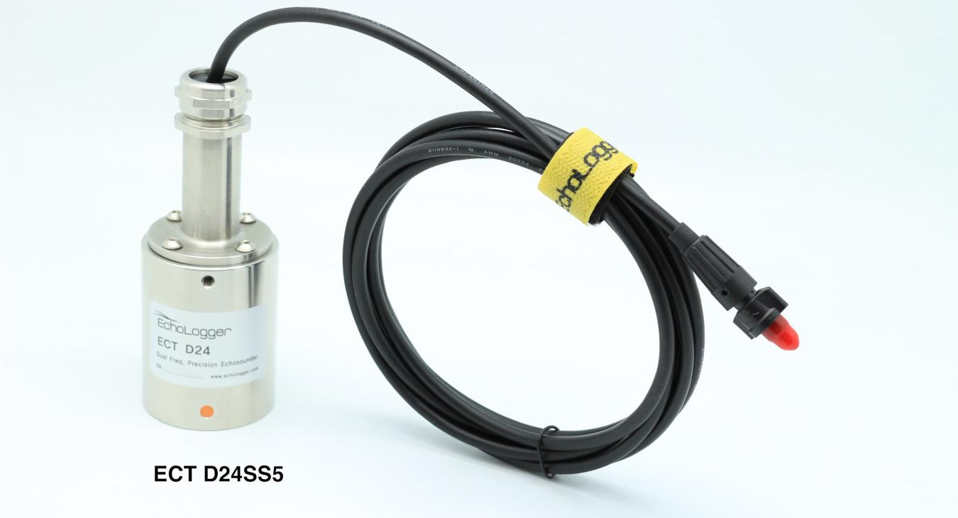 Drone Tow Echosounder Echologger ECT-D24SS5